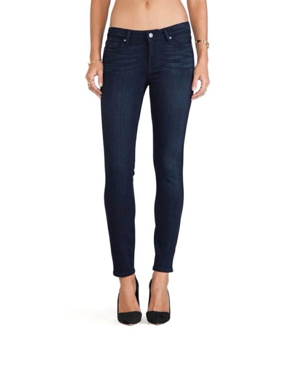 Paige Verdugo Ankle jeans in a dark blue wash sz: 27